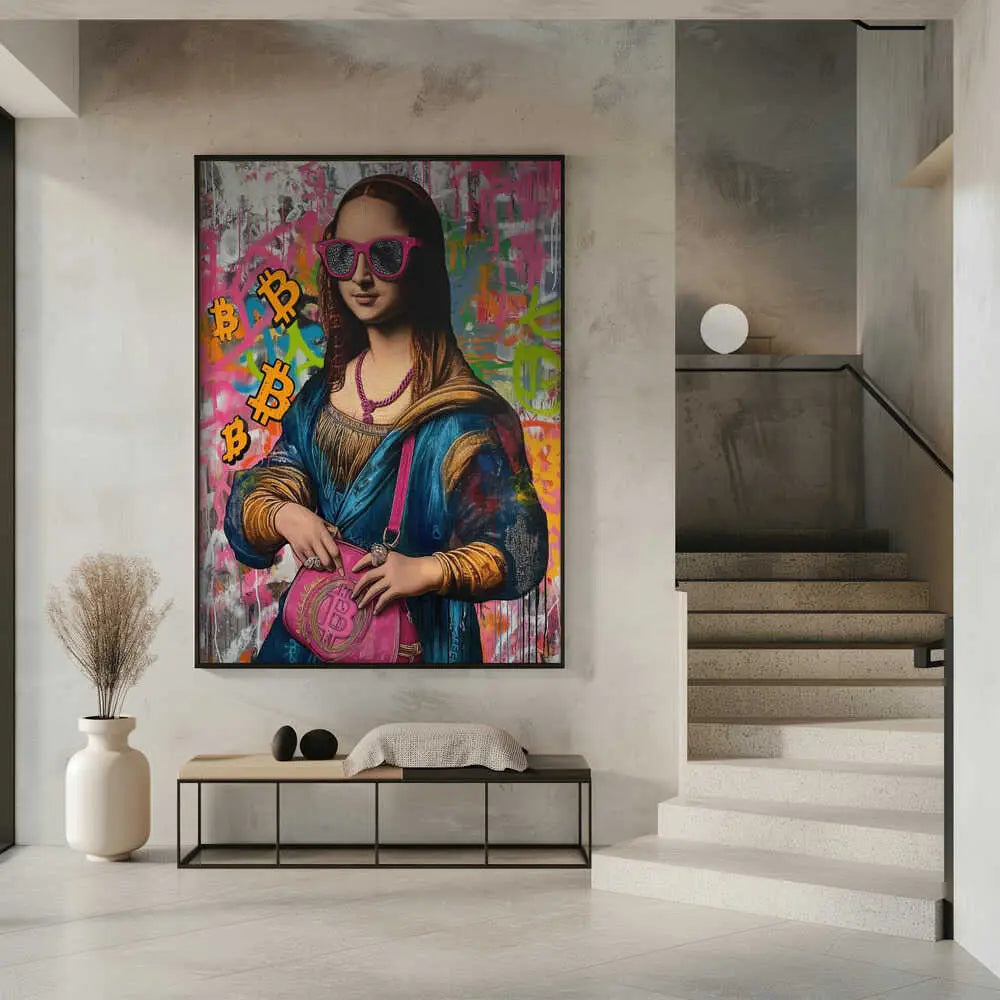Canvarisma - "MONALISA BITCOIN" -  Bild