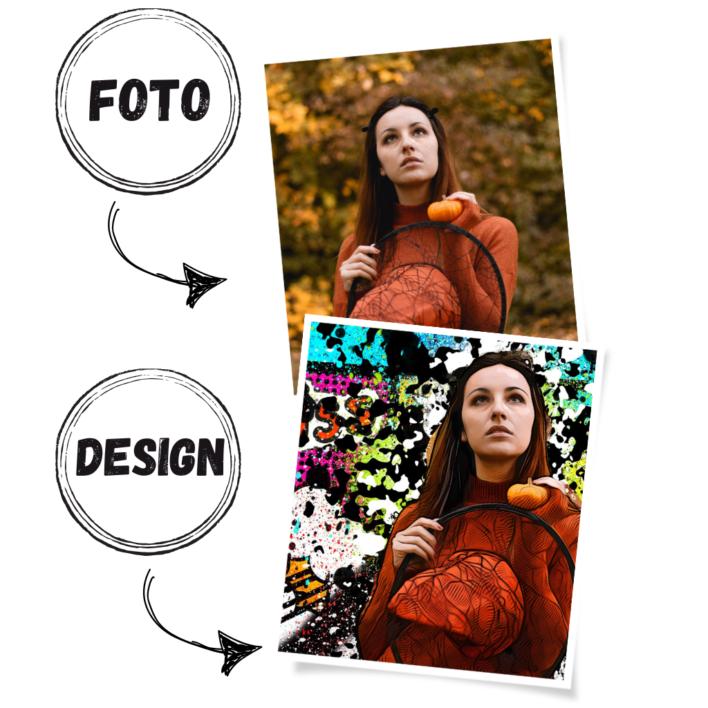 "DEIN POP ART DESIGN"