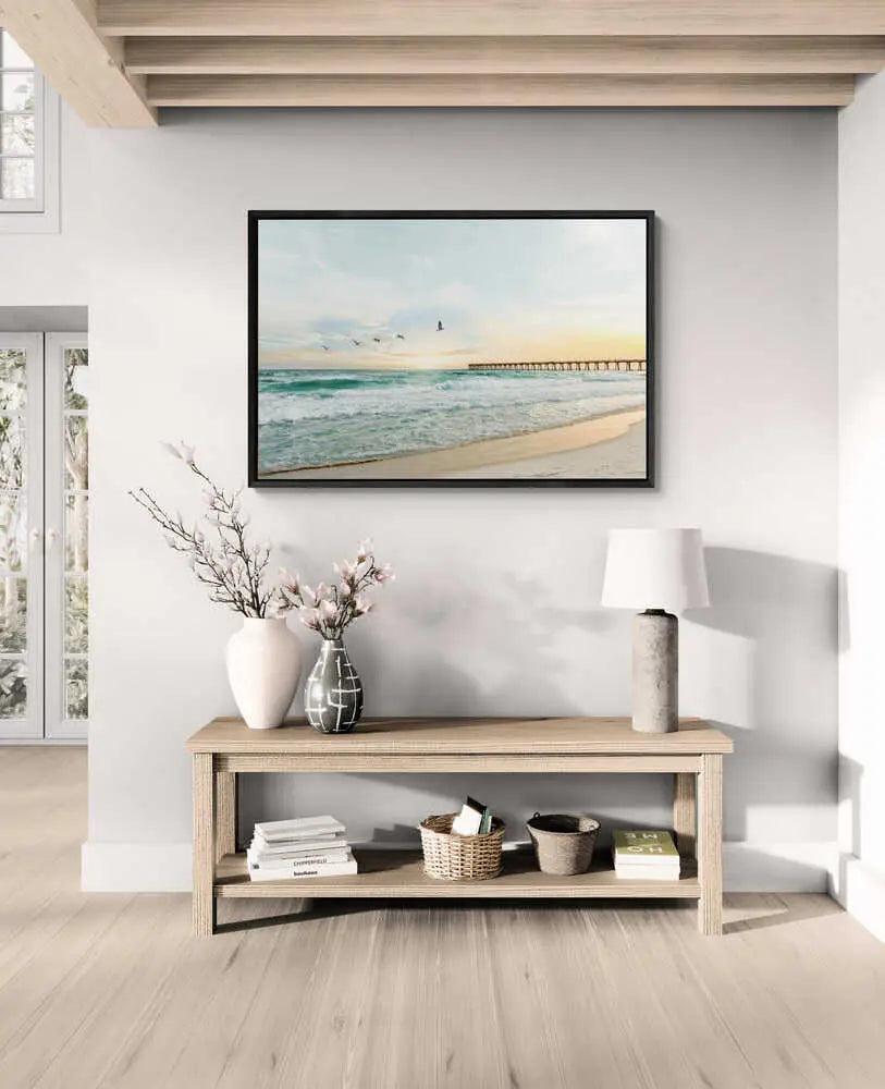 Canvarisma - "BIRDS AT PIER" -  Bild