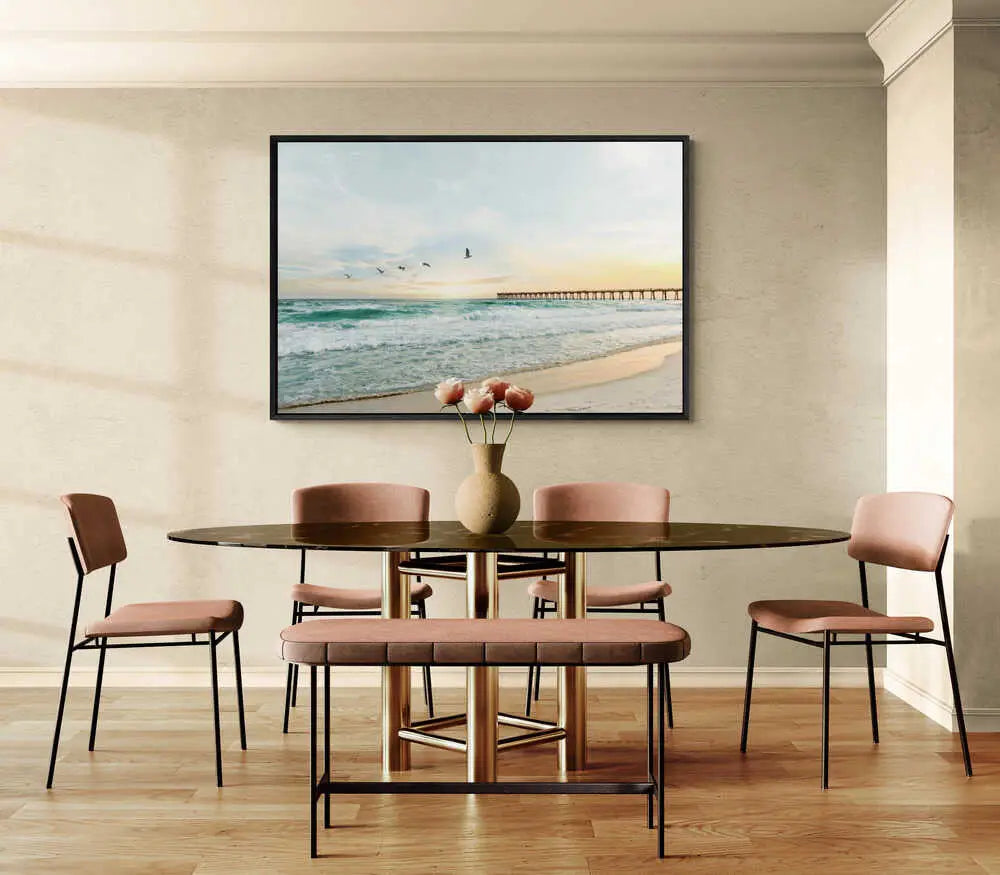 Canvarisma - "BIRDS AT PIER" -  Bild