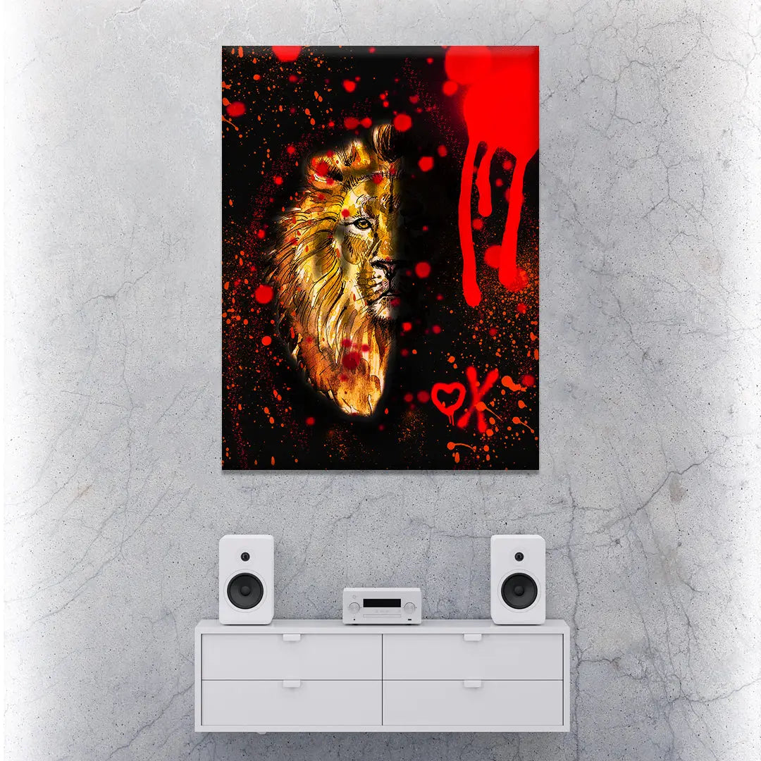 "POP ART LION" - Art For Everyone