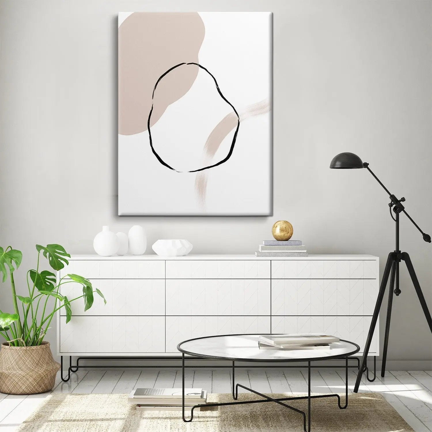 "ABSTRACT CIRCLE" - Art For Everyone