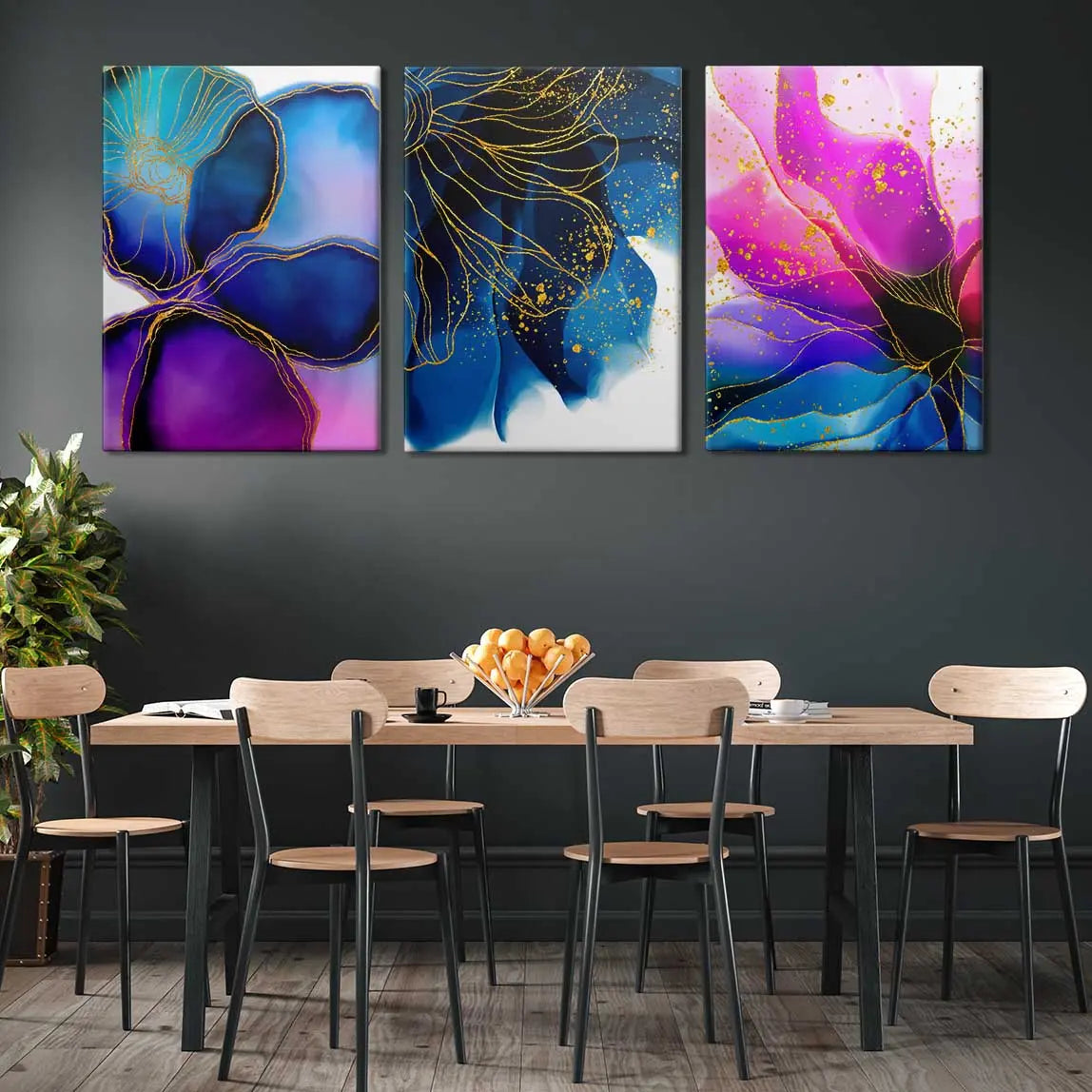 "ABSTRACT FLOWERS" - Art For Everyone