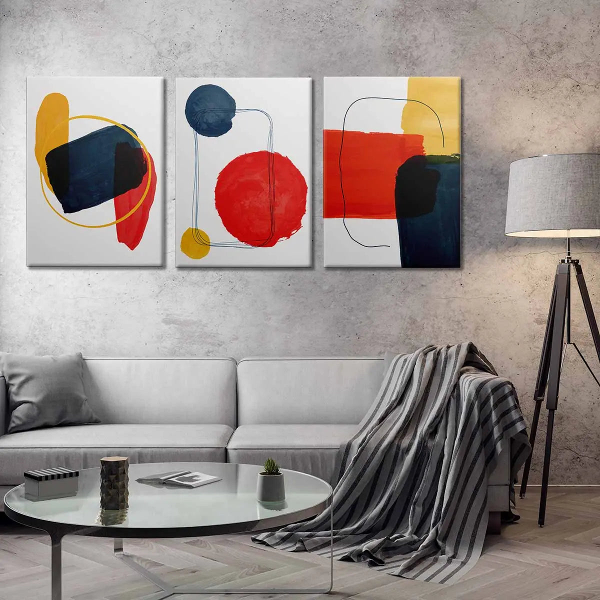 "ABSTRACT TRIO" - Art For Everyone