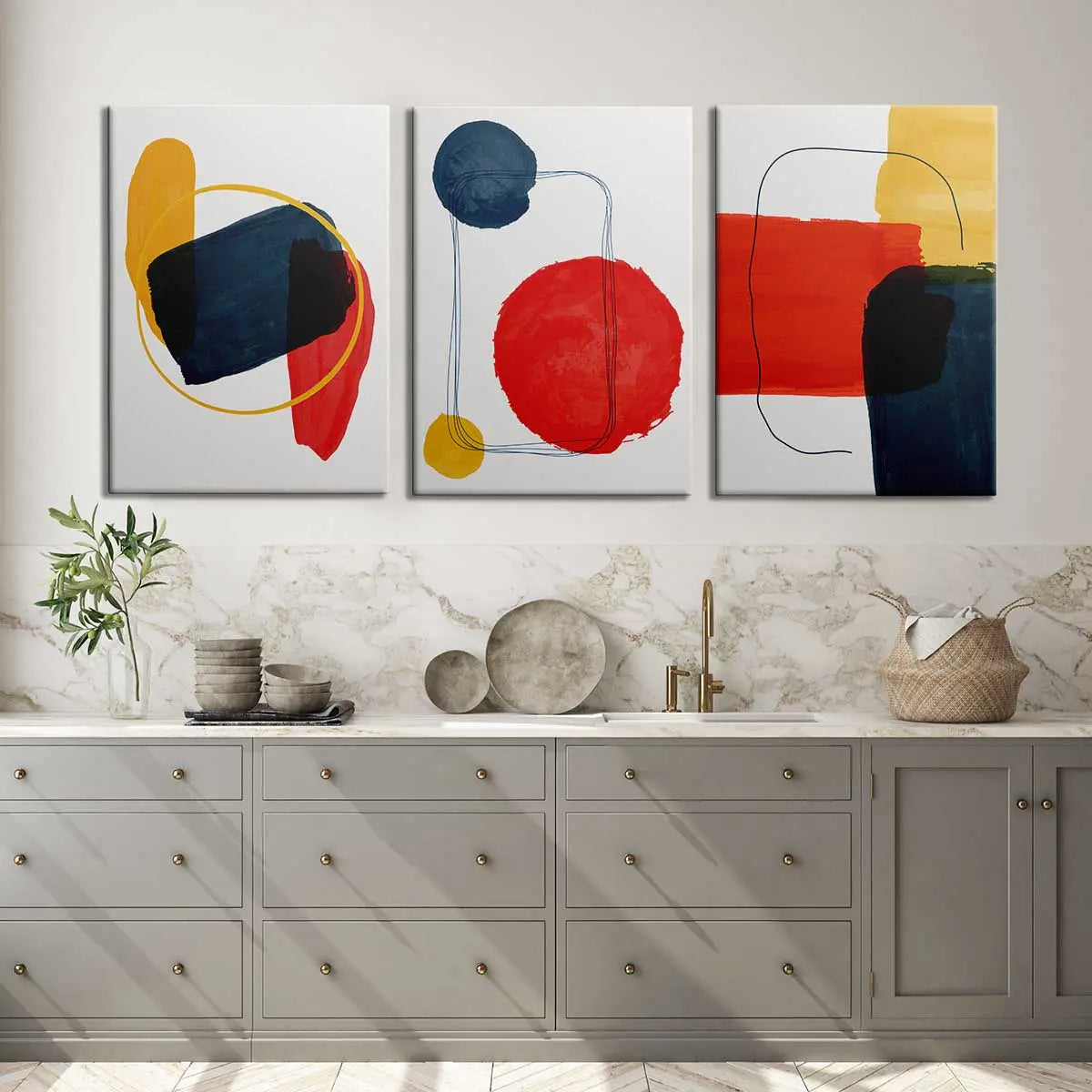 "ABSTRACT TRIO" - Art For Everyone