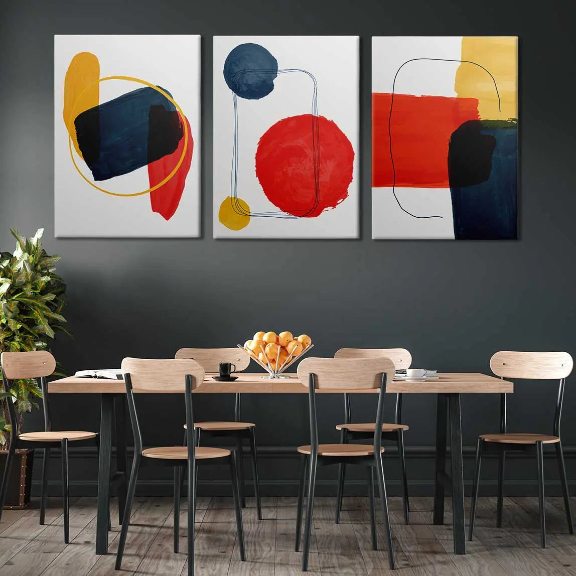 "ABSTRACT TRIO" - Art For Everyone