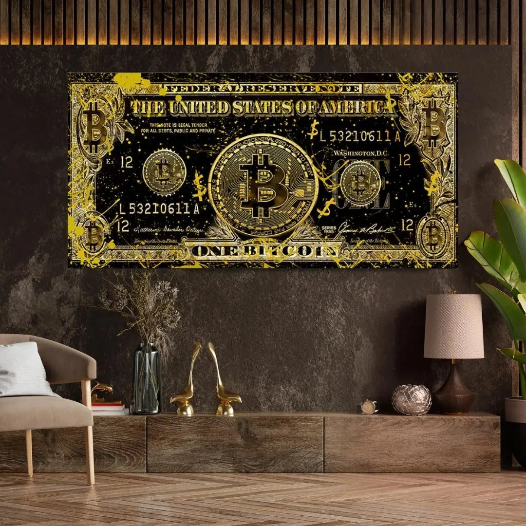 "BITCOIN NOTE" - Art For Everyone