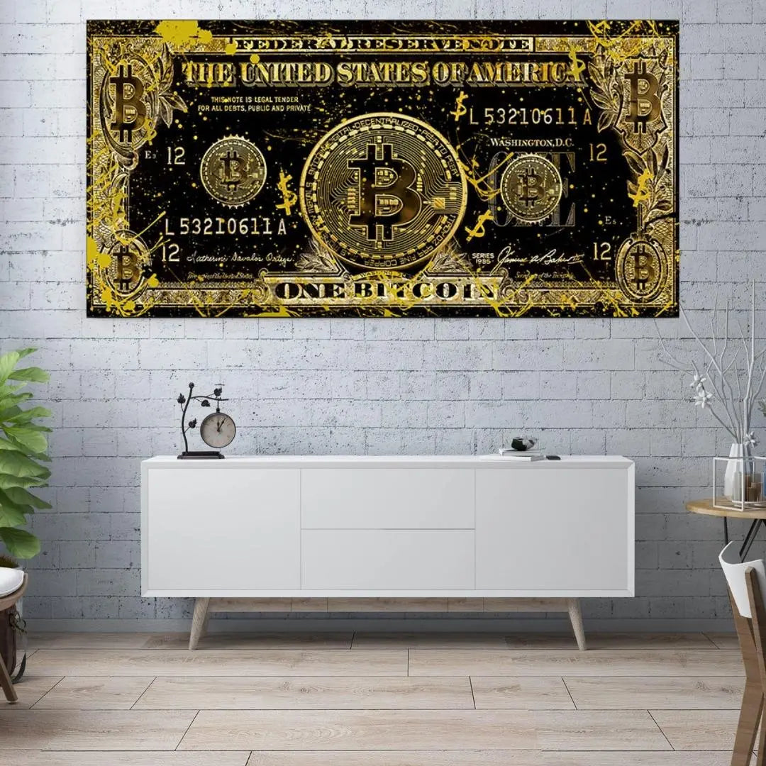 "BITCOIN NOTE" - Art For Everyone