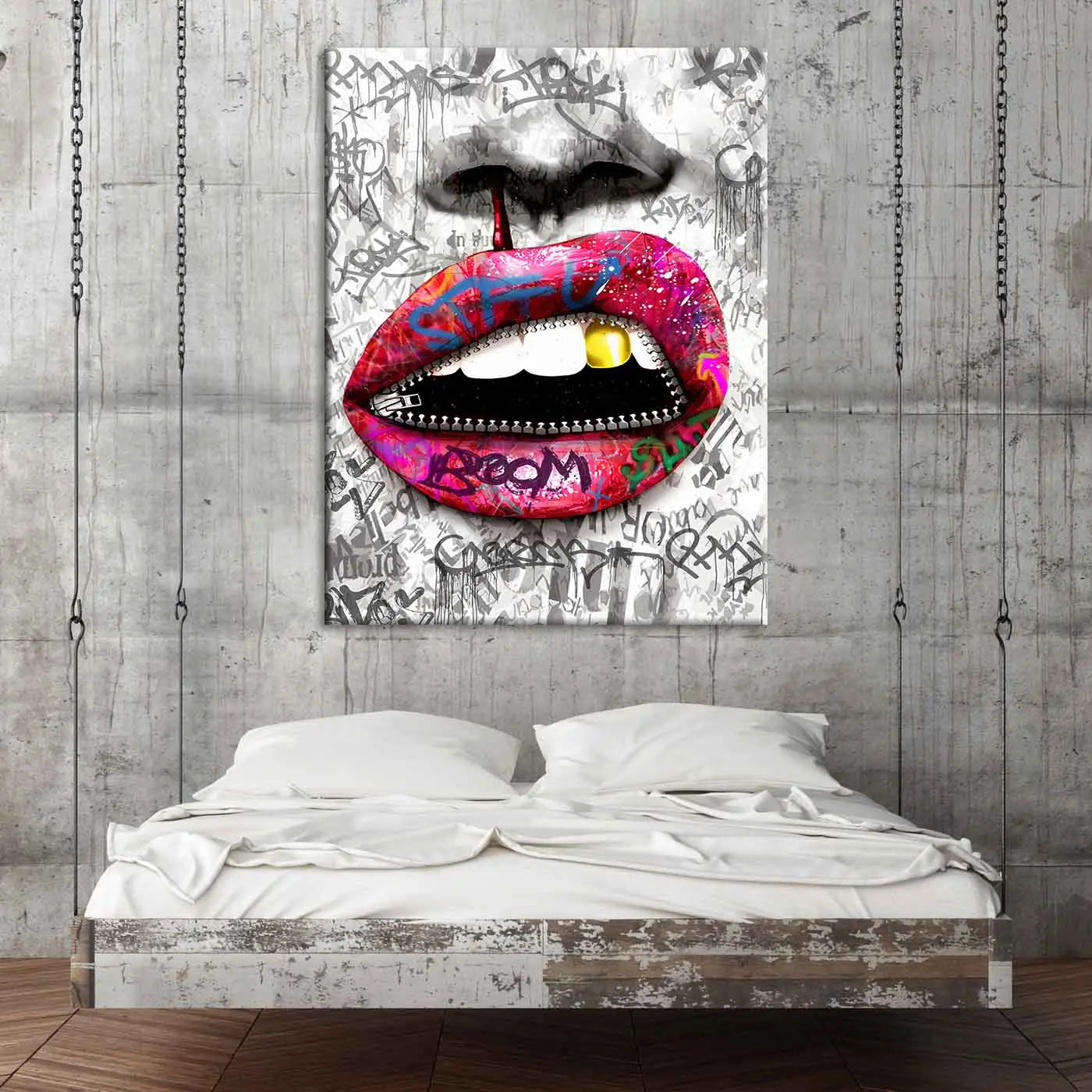 "BOOM LIPS" - Art For Everyone