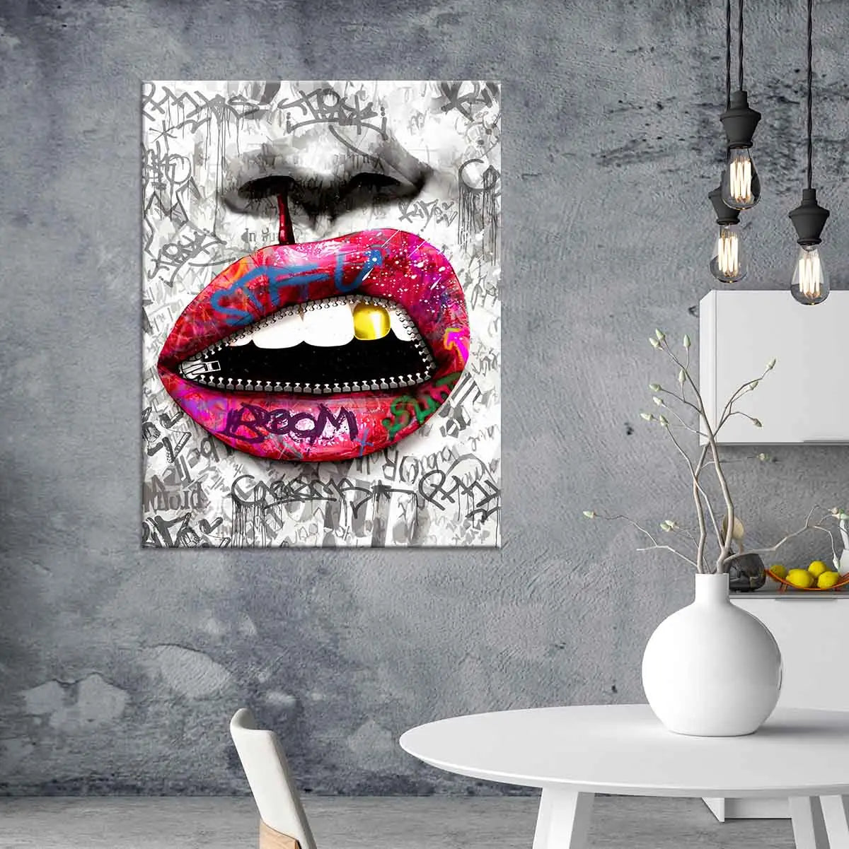 "BOOM LIPS" - Art For Everyone