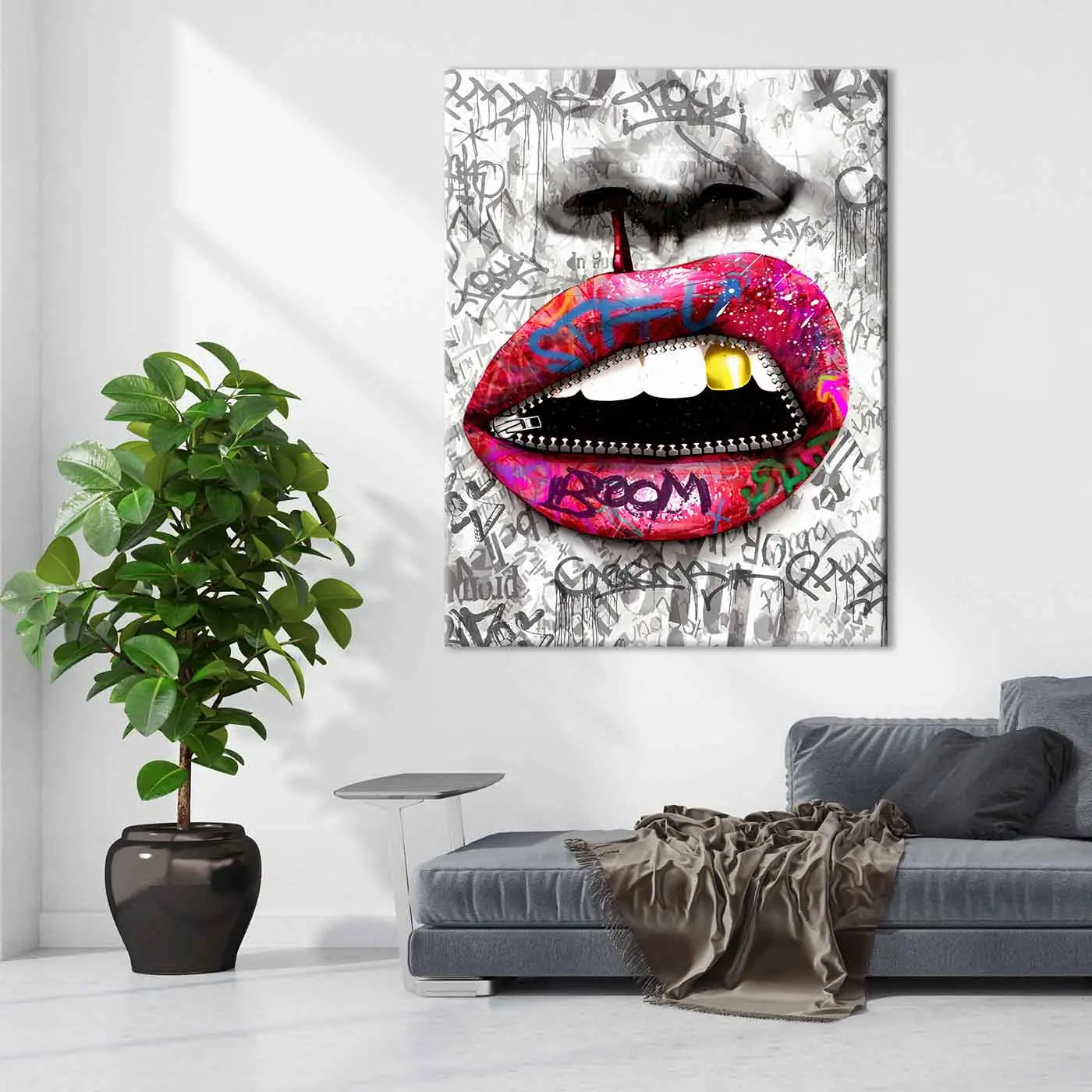 "BOOM LIPS" - Art For Everyone