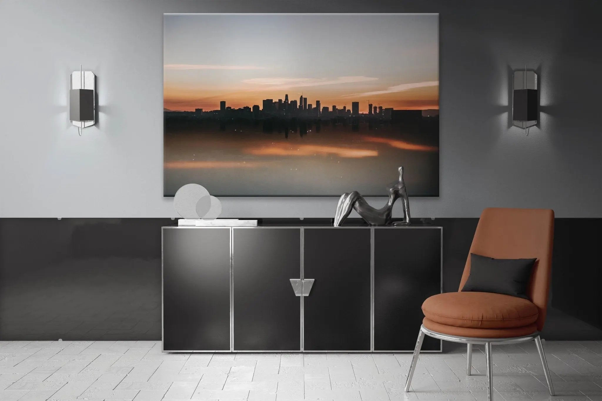 "CITY SUNSET" - Art For Everyone