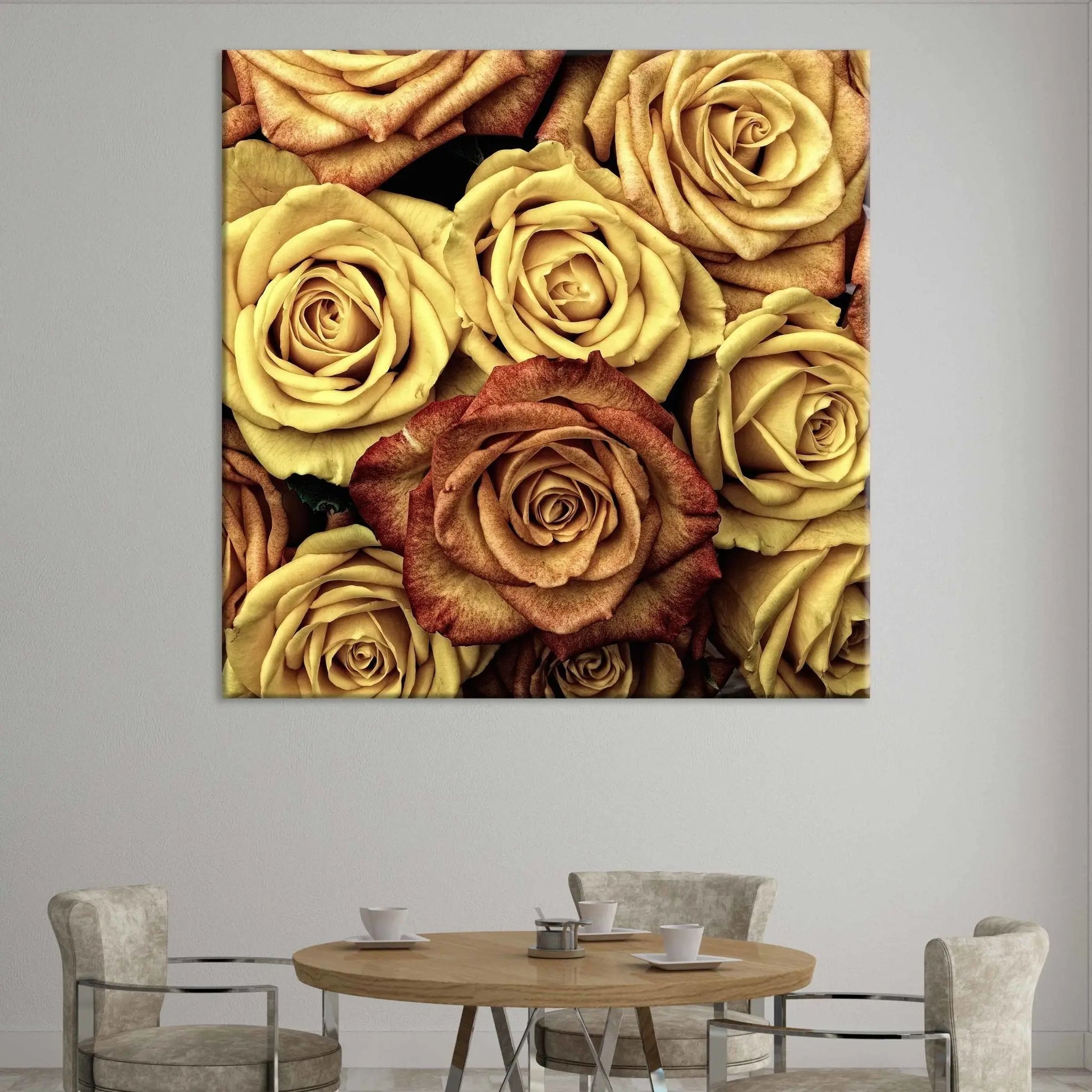 "GOLDEN FLOWERS" - Art For Everyone