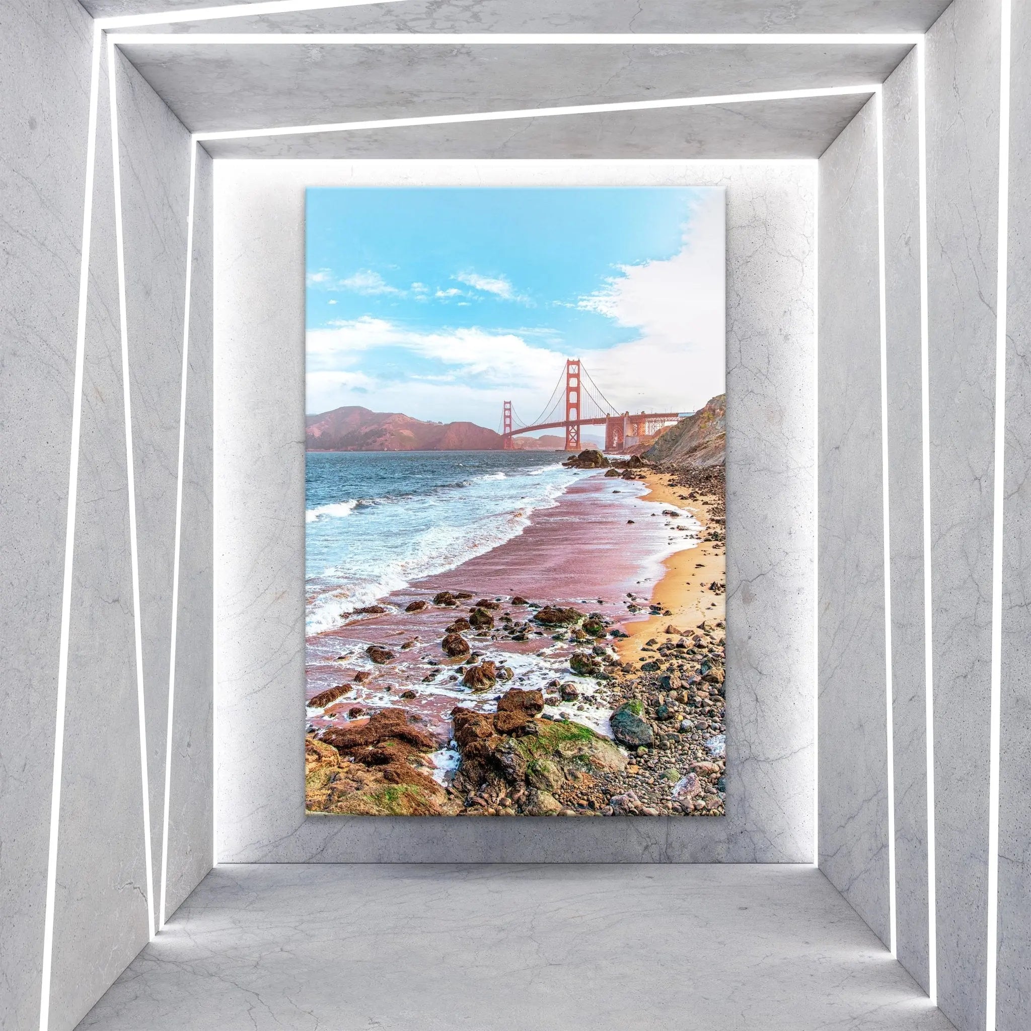 "GOLDEN GATE BEACH" - Art For Everyone