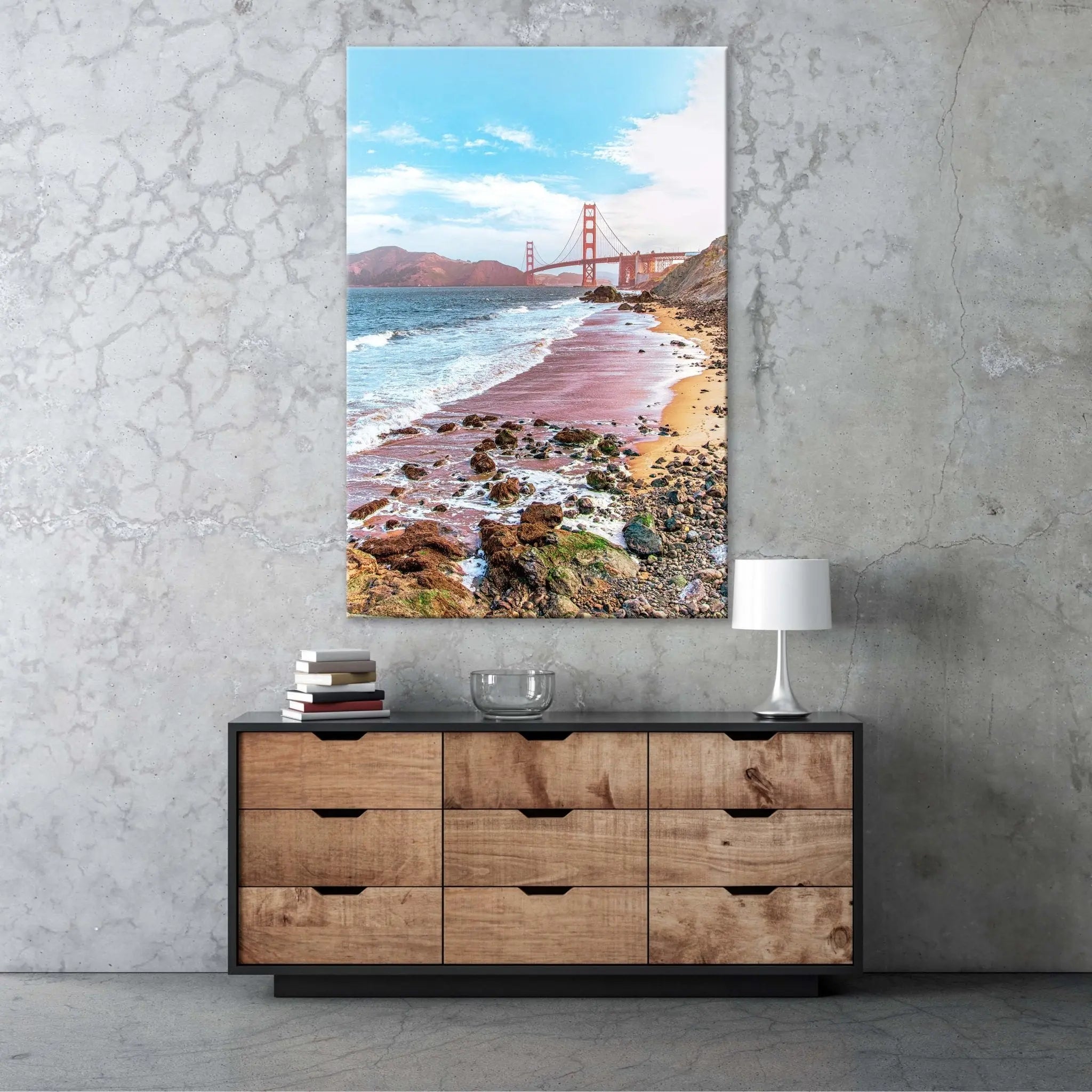 "GOLDEN GATE BEACH" - Art For Everyone