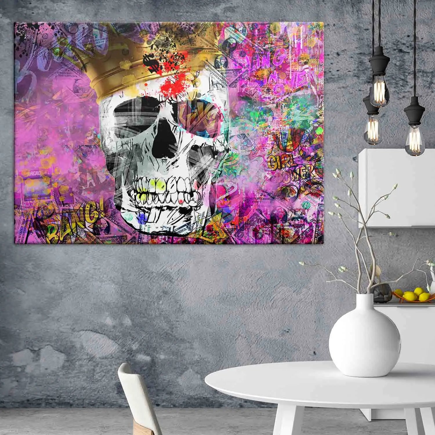 "POP ART SKULL" - Art For Everyone