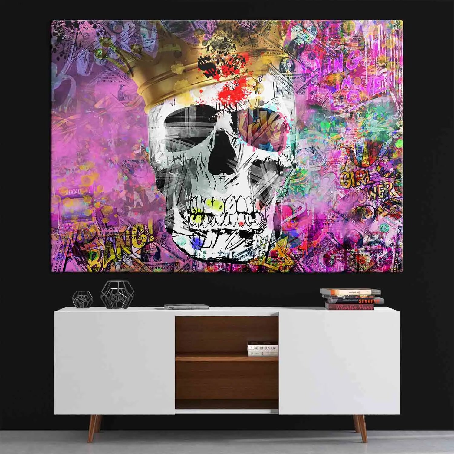 "POP ART SKULL" - Art For Everyone