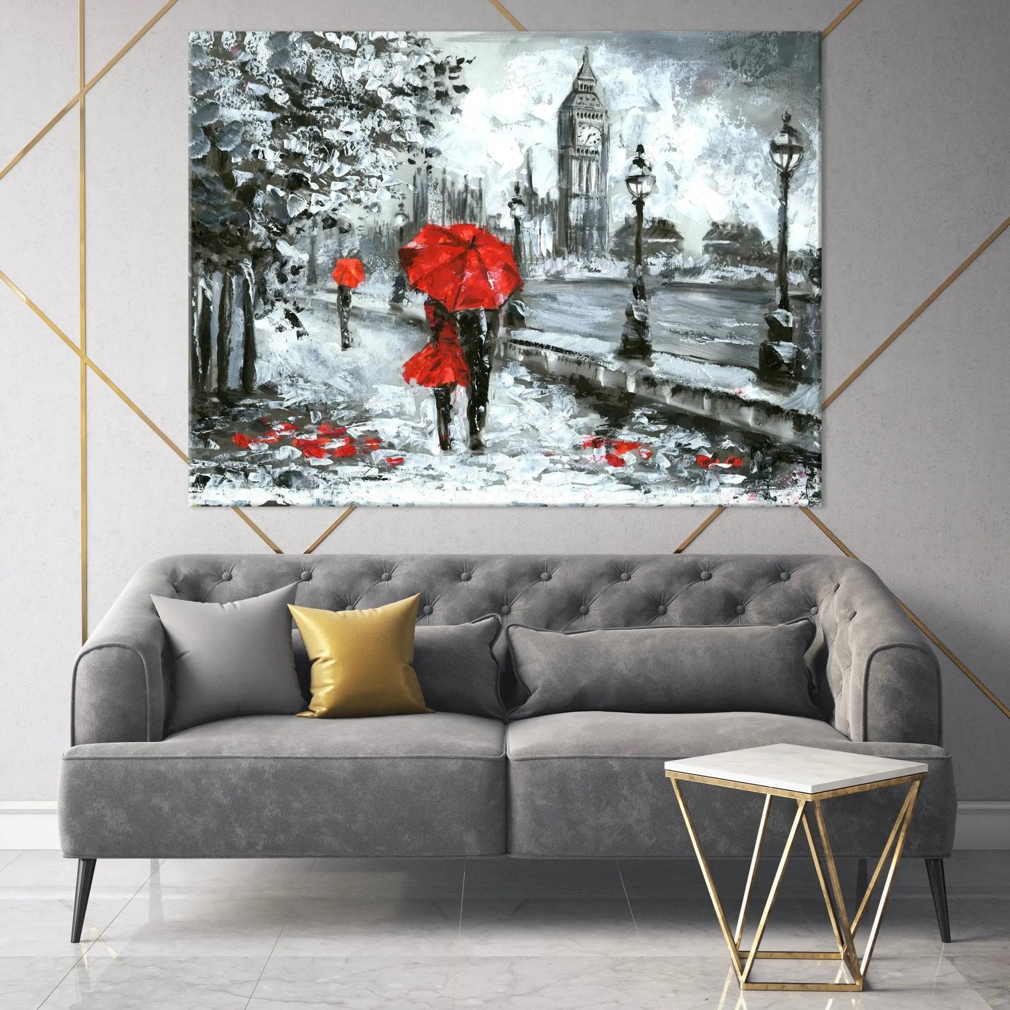 "RED UMBRELLA" - Art For Everyone