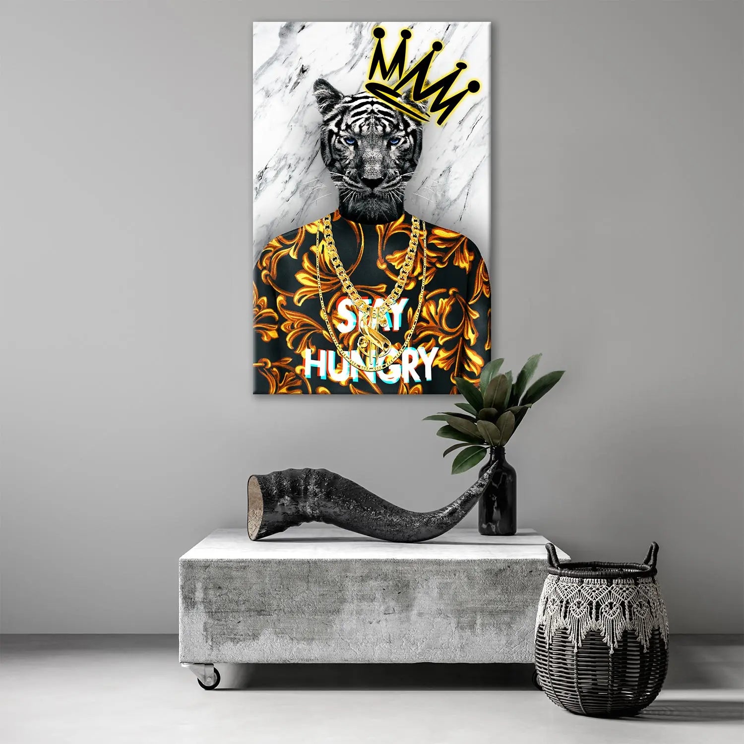 "STAY HUNGRY TIGER" - Art For Everyone