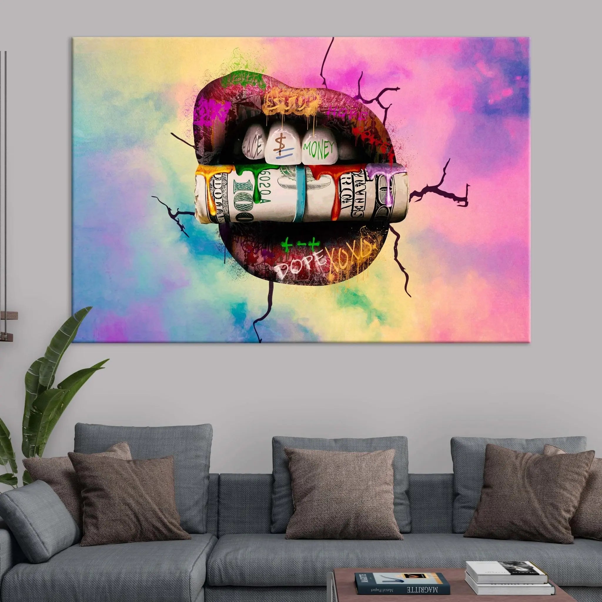 "XOXO LIPS" - Art For Everyone